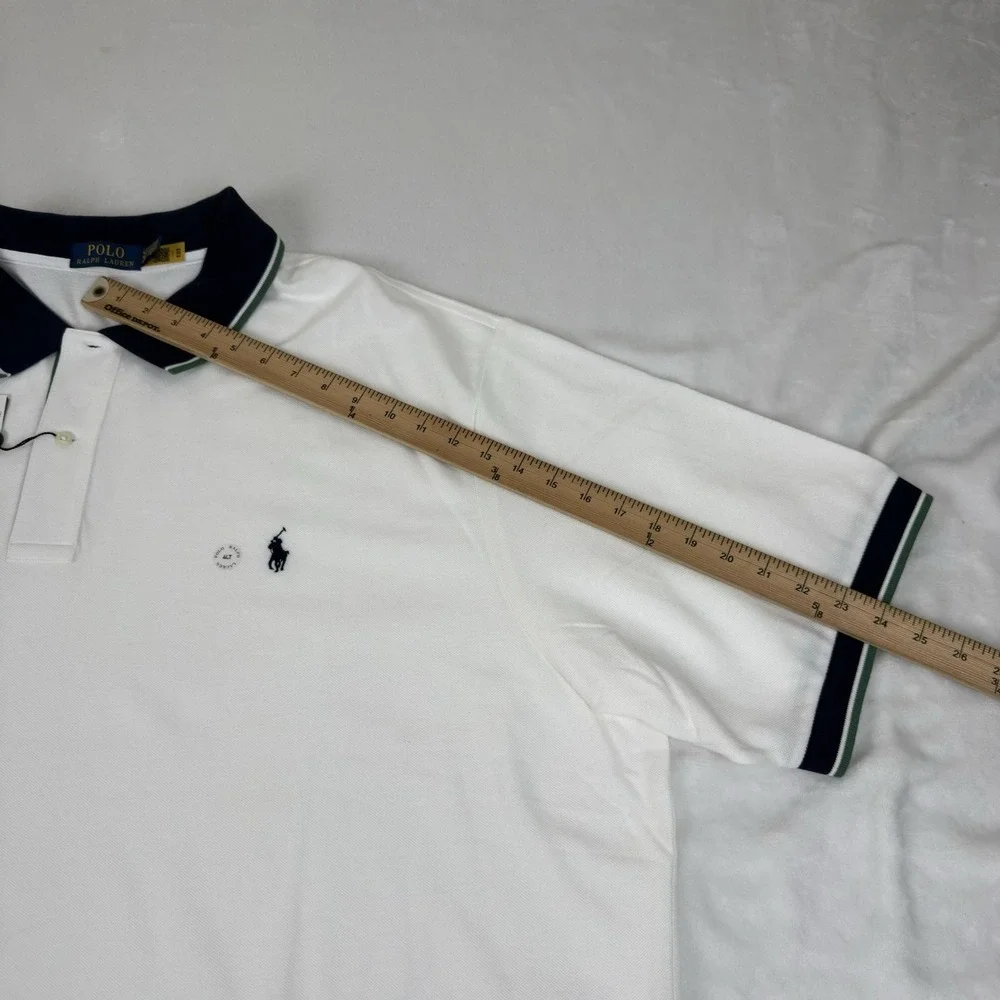Polo Ralph Lauren Classic Fit Polo Shirt Big &Tall Men's 4XLT White NWT $125 - Picture 6 of 10
